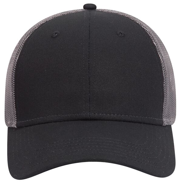 OTTO CAP 6 Panel Low Profile Mesh Back Trucker Hat Thumbnail