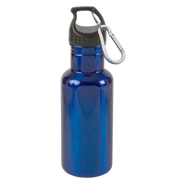 17oz Stainless Steel Adventure Water Bottle With Carabiner Thumbnail