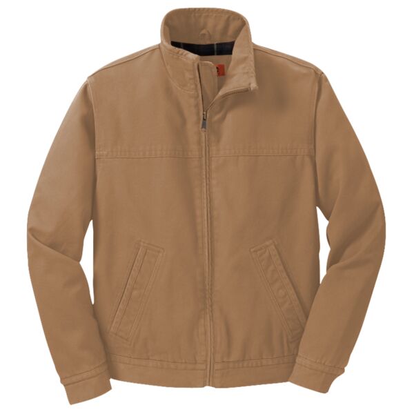 Washed Duck Cloth Flannel Lined Work Jacket Thumbnail