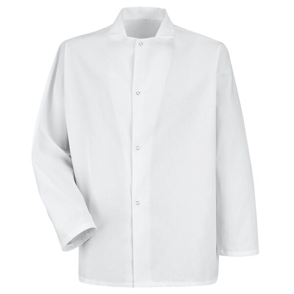 Men's Gripper-Front Short Butcher Coat Thumbnail