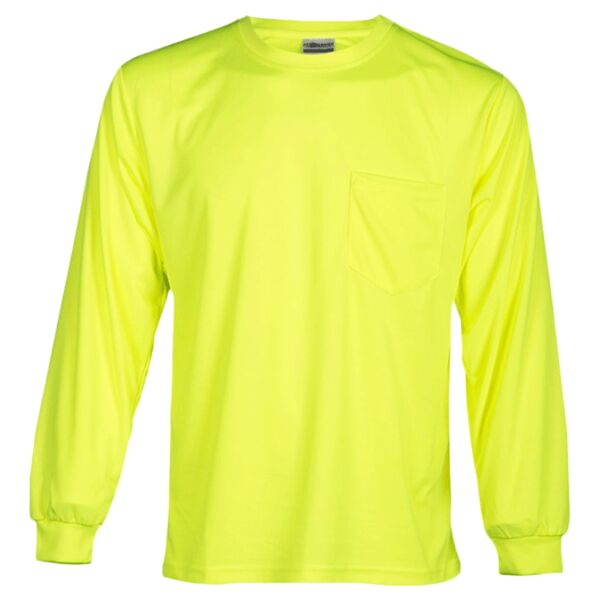 Unisex Microfiber Polyester Long Sleeve T-Shirt Thumbnail