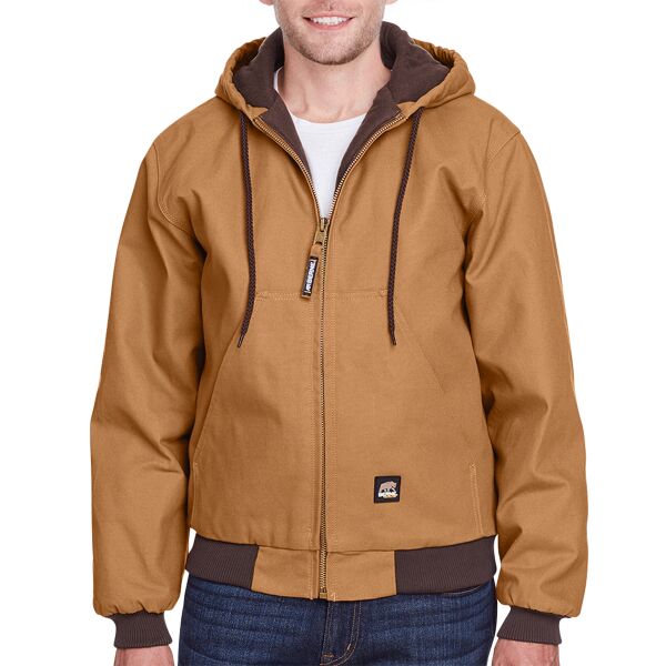 Men's Tall Highland Washed Cotton Duck Hooded Jacket Thumbnail