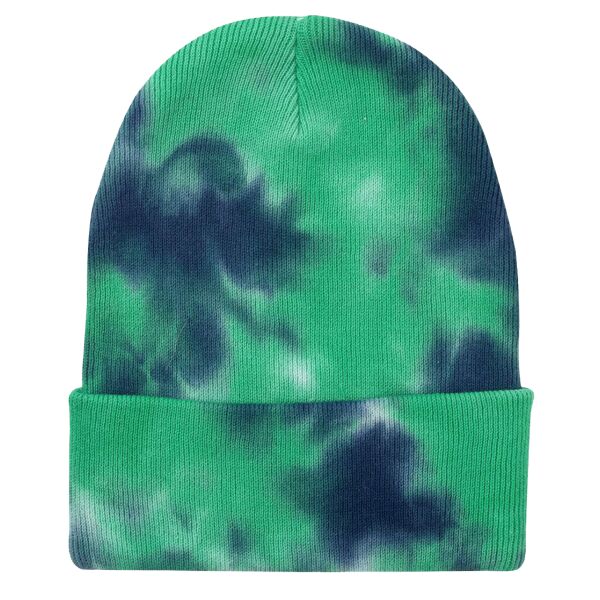 12" Tie-Dyed Cuffed Beanie Thumbnail