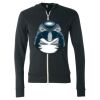 Unisex Triblend Lightweight Full-Zip Hooded Long Sleeve Tee Thumbnail