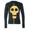 Unisex Triblend Lightweight Full-Zip Hooded Long Sleeve Tee Thumbnail