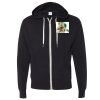 Unisex Heathered French Terry Full-Zip Hooded Sweatshirt Thumbnail