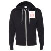 Unisex Heathered French Terry Full-Zip Hooded Sweatshirt Thumbnail