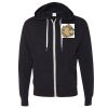 Unisex Heathered French Terry Full-Zip Hooded Sweatshirt Thumbnail