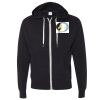 Unisex Heathered French Terry Full-Zip Hooded Sweatshirt Thumbnail