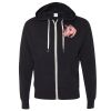 Unisex Heathered French Terry Full-Zip Hooded Sweatshirt Thumbnail