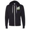 Unisex Heathered French Terry Full-Zip Hooded Sweatshirt Thumbnail