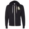 Unisex Heathered French Terry Full-Zip Hooded Sweatshirt Thumbnail
