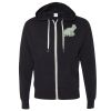 Unisex Heathered French Terry Full-Zip Hooded Sweatshirt Thumbnail
