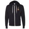 Unisex Heathered French Terry Full-Zip Hooded Sweatshirt Thumbnail