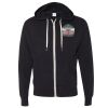 Unisex Heathered French Terry Full-Zip Hooded Sweatshirt Thumbnail