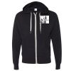 Unisex Heathered French Terry Full-Zip Hooded Sweatshirt Thumbnail
