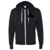 Unisex Heathered French Terry Full-Zip Hooded Sweatshirt Thumbnail
