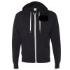 Unisex Heathered French Terry Full-Zip Hooded Sweatshirt Thumbnail