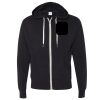 Unisex Heathered French Terry Full-Zip Hooded Sweatshirt Thumbnail