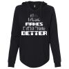 Women’s Lightweight California Wave Wash Hooded Sweatshirt Thumbnail