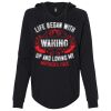 Women’s Lightweight California Wave Wash Hooded Sweatshirt Thumbnail
